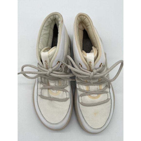 Columbia Womens Waterproof White Boots Size 7 - Picture 7 of 7